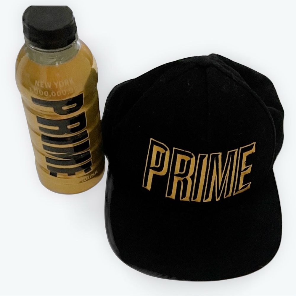 Prime Hydration Black Cap and Drink Set NYC Limited Edition’s